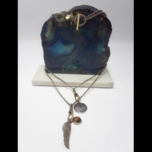 Lucky Brand Convertible Multi Pendant Necklace